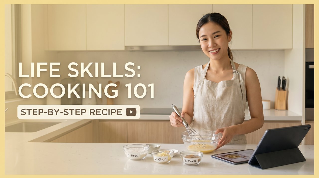 蘑菇视频app界面展示 - 生活技能视频教程